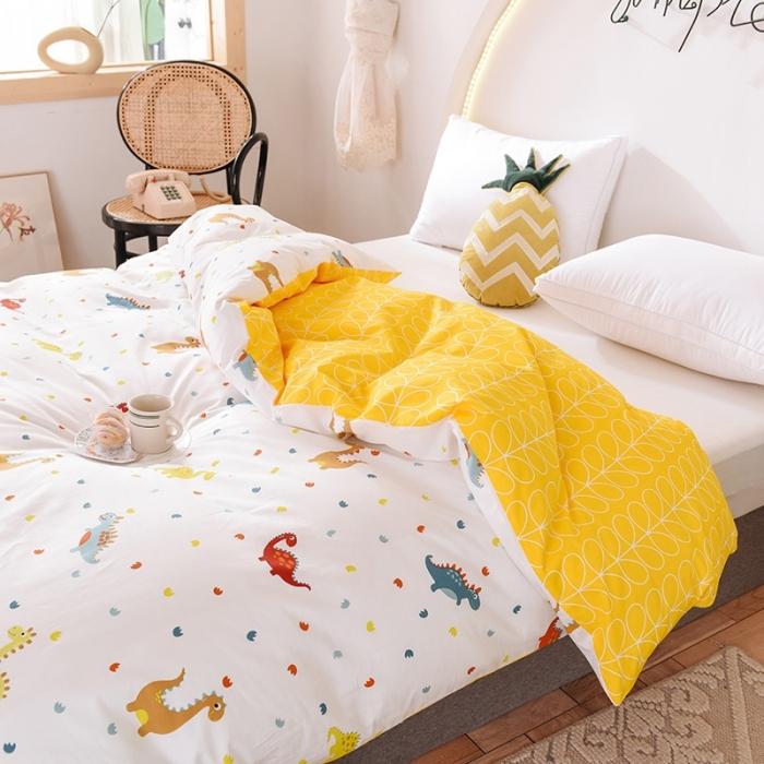 91家纺网 家纺一手货源 找家纺 甜之梦 2025新款13372单品被套 恐龙宝贝