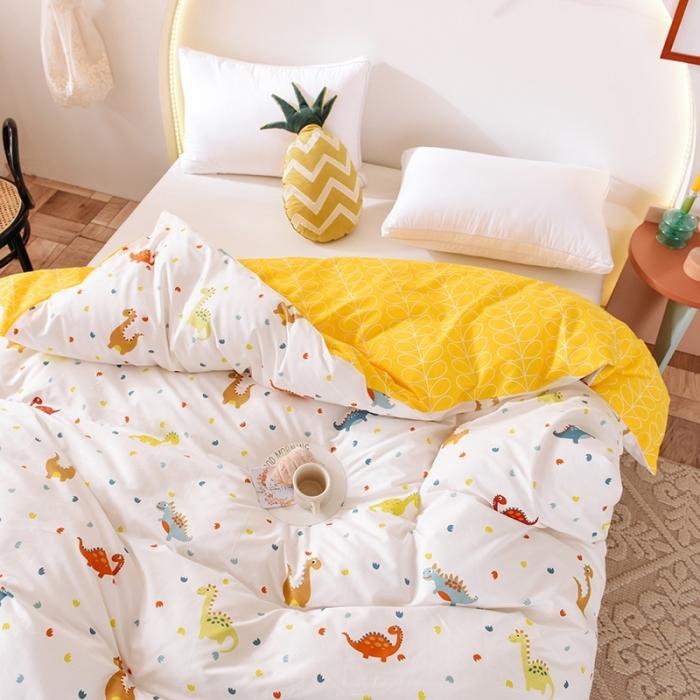 91家纺网 家纺一手货源 找家纺 甜之梦 2025新款13372单品被套 恐龙宝贝