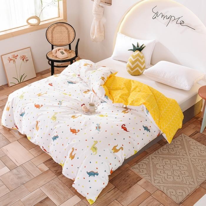 91家纺网 家纺一手货源 找家纺 甜之梦 2025新款13372单品被套 恐龙宝贝