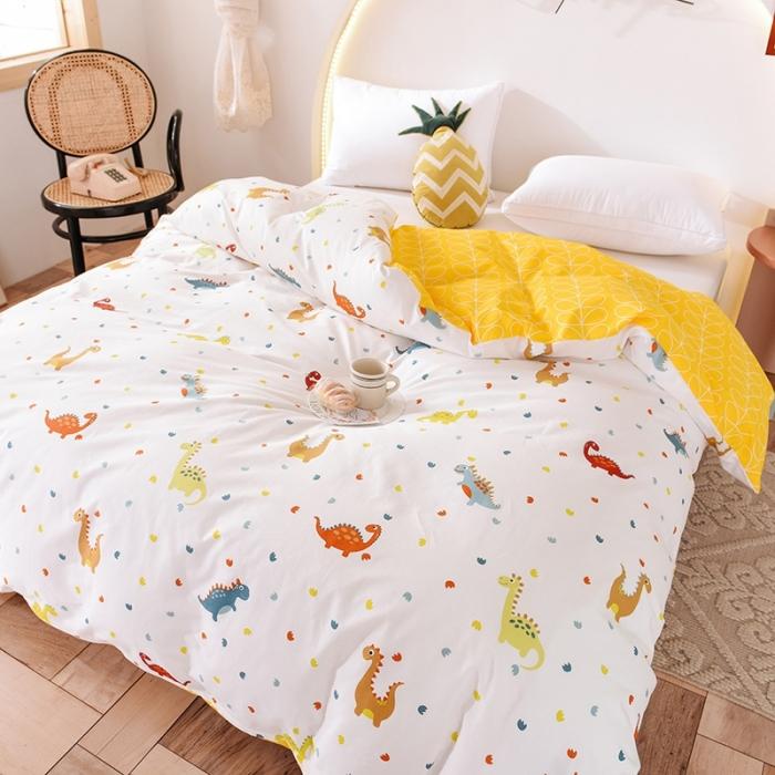 91家纺网 家纺一手货源 找家纺 甜之梦 2025新款13372单品被套 恐龙宝贝