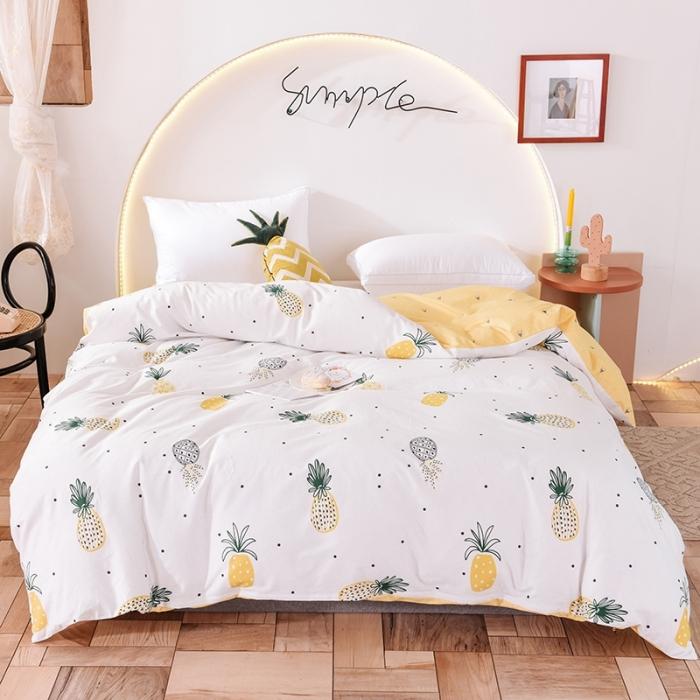 91家纺网 家纺一手货源 找家纺 甜之梦 2025新款13372单品被套 菠萝物语