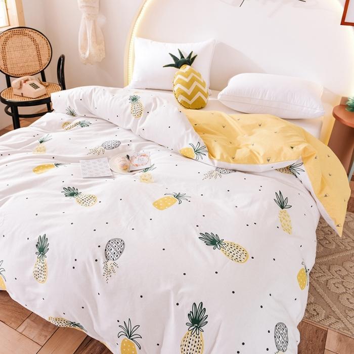 91家纺网 家纺一手货源 找家纺 甜之梦 2025新款13372单品被套 菠萝物语