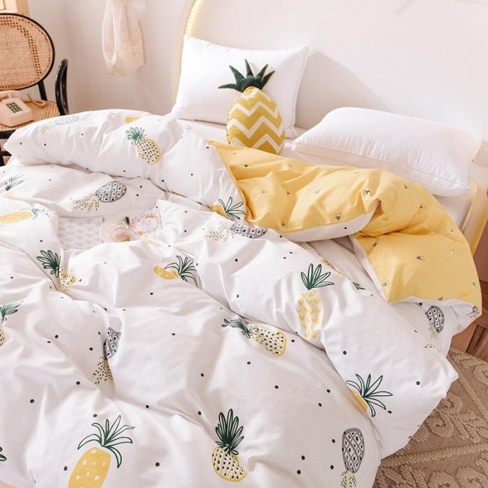 91家纺网 家纺一手货源 找家纺 甜之梦 2025新款13372单品被套 菠萝物语