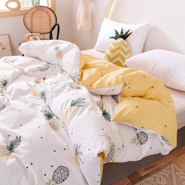 91家纺网 家纺一手货源 找家纺 甜之梦 2025新款13372单品被套 菠萝物语