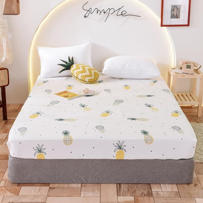 91家纺网 家纺一手货源 找家纺 甜之梦 2025新款13372单品床笠 菠萝物语