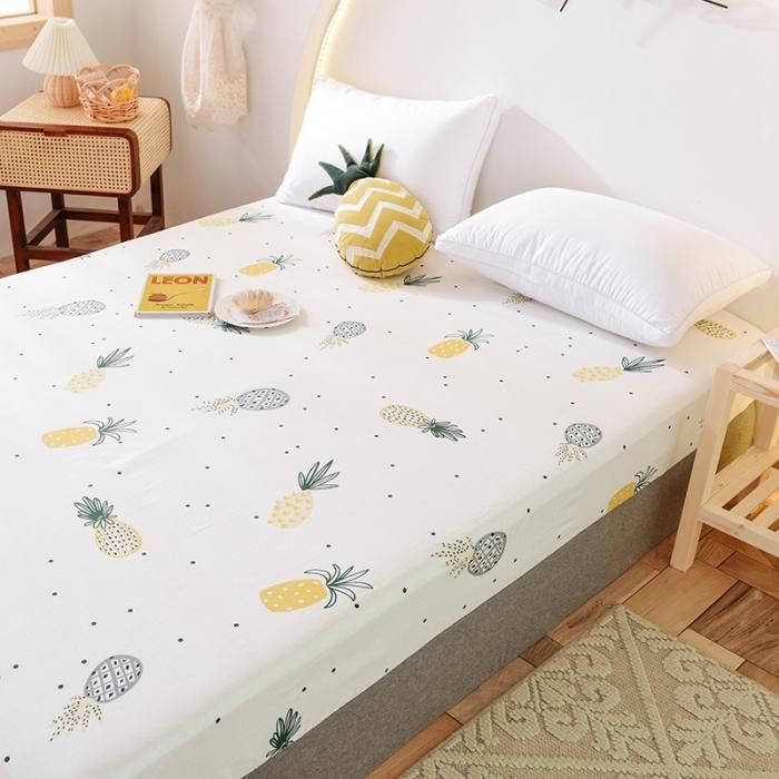 91家纺网 家纺一手货源 找家纺 甜之梦 2025新款13372单品床笠 菠萝物语