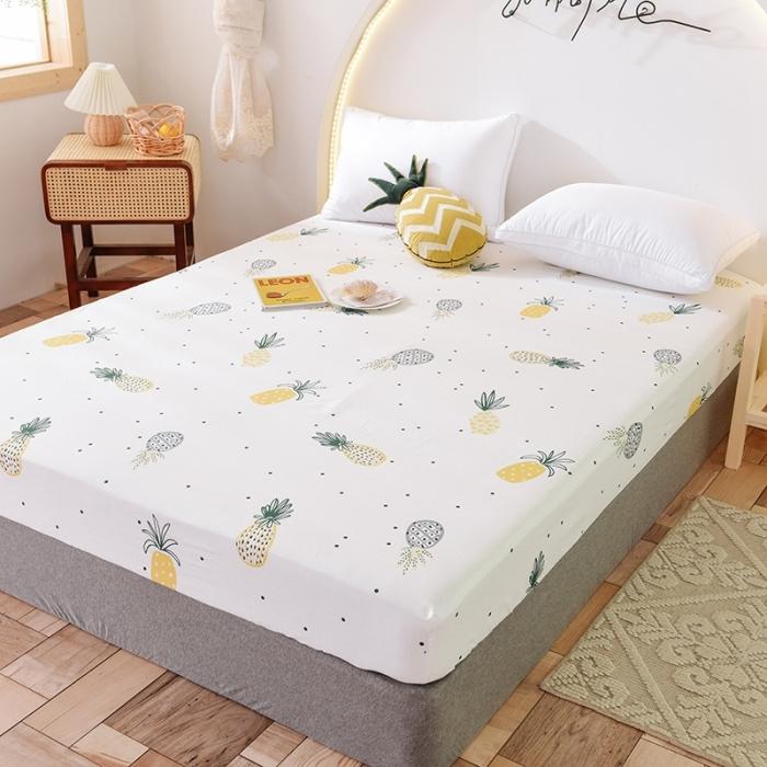 91家纺网 家纺一手货源 找家纺 甜之梦 2025新款13372单品床笠 菠萝物语