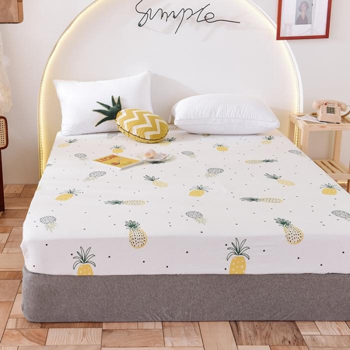 91家纺网 家纺一手货源 找家纺 甜之梦 2025新款13372单品床笠 菠萝物语