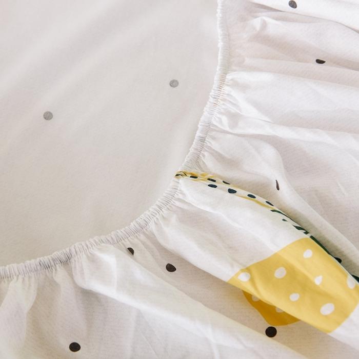 91家纺网 家纺一手货源 找家纺 甜之梦 2025新款13372单品床笠 菠萝物语