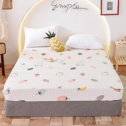 甜之梦 2025新款13372单品床笠 格子草莓