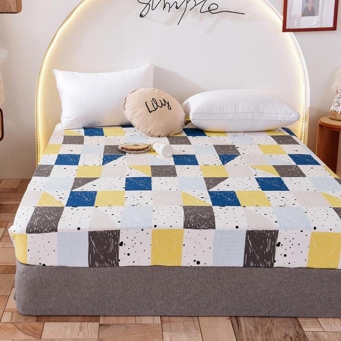 91家纺网 家纺一手货源 找家纺 甜之梦 2025新款13372单品床笠 痕迹兰