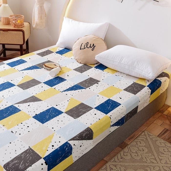 91家纺网 家纺一手货源 找家纺 甜之梦 2025新款13372单品床笠 痕迹兰