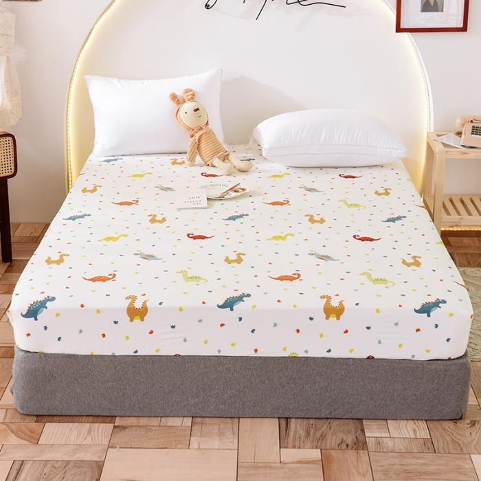 91家纺网 家纺一手货源 找家纺 甜之梦 2025新款13372单品床笠 恐龙宝贝