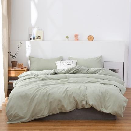 91家纺网 家纺一手货源 找家纺 （总）久典家纺 2019色织水洗棉基础款系列汇总四件套床单款