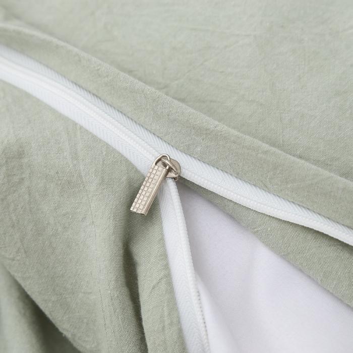 91家纺网 家纺一手货源 找家纺 久典家纺 2019色织水洗棉基础款系列汇总四件套床单款草绿