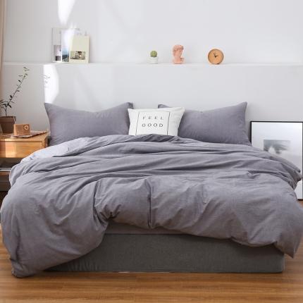 91家纺网 家纺一手货源 找家纺 （总）久典家纺 2019色织水洗棉基础款系列汇总四件套床单款