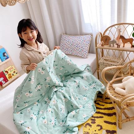 91家纺网 家纺一手货源 找家纺 40支全棉夏被儿童卡通纯棉空调被可机洗水洗夏凉被  清新小花