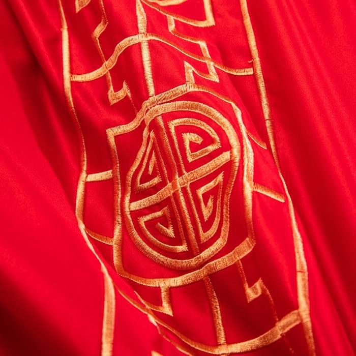 91家纺网 家纺一手货源 找家纺 绣女坊 2023新款婚庆四件套多件套 一心一意