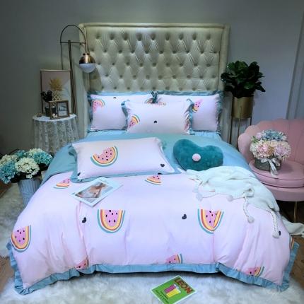 91家纺网 家纺一手货源 找家纺 吾欢心 2022新款四件套 清凉一夏