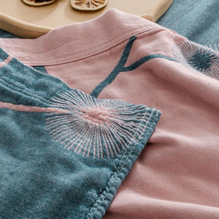 91家纺网 家纺一手货源 找家纺 朴尔 2020年新款冰感竹纤维毛巾被 漫舞-粉绿色