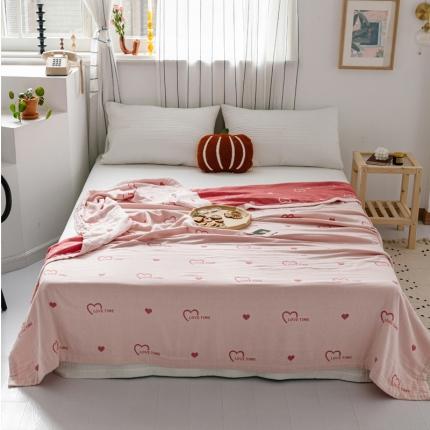 91家纺网 家纺一手货源 找家纺 （总）朴尔 2020年新款水果系列四层纱布毛巾被