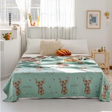 91家纺网 家纺一手货源 找家纺 （总）朴尔 2020年新款水果系列四层纱布毛巾被