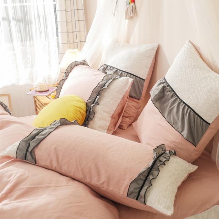 91家纺网 家纺一手货源 找家纺 （总）星野家居 2020新款小公主爱莎床裙款四件套