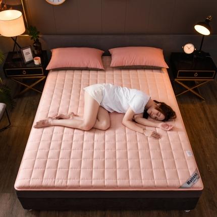 （总）布卢姆床垫2020全棉小方格抗菌床护垫4.5厘米深景款