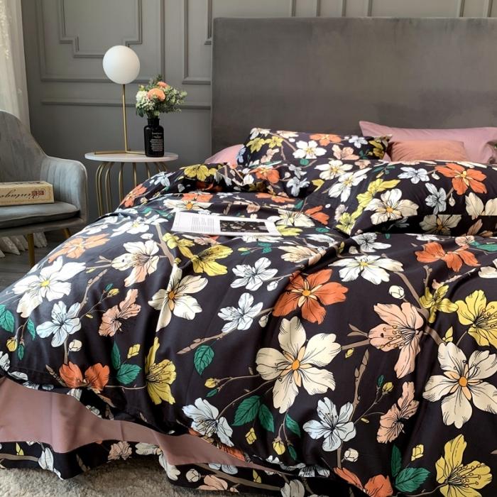 91家纺网 家纺一手货源 找家纺 优然居 2020年活性印花四件套 繁华忆梦