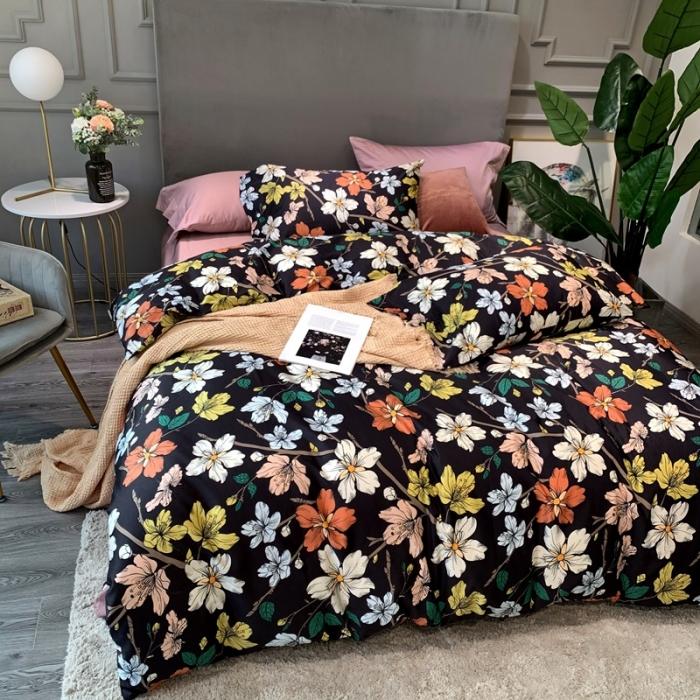 91家纺网 家纺一手货源 找家纺 优然居 2020年活性印花四件套 繁华忆梦