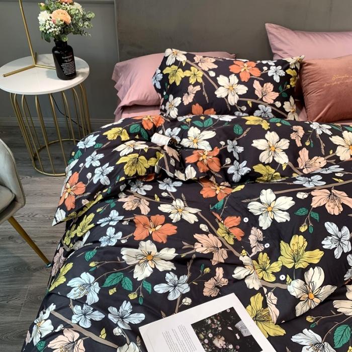 91家纺网 家纺一手货源 找家纺 优然居 2020年活性印花四件套 繁华忆梦