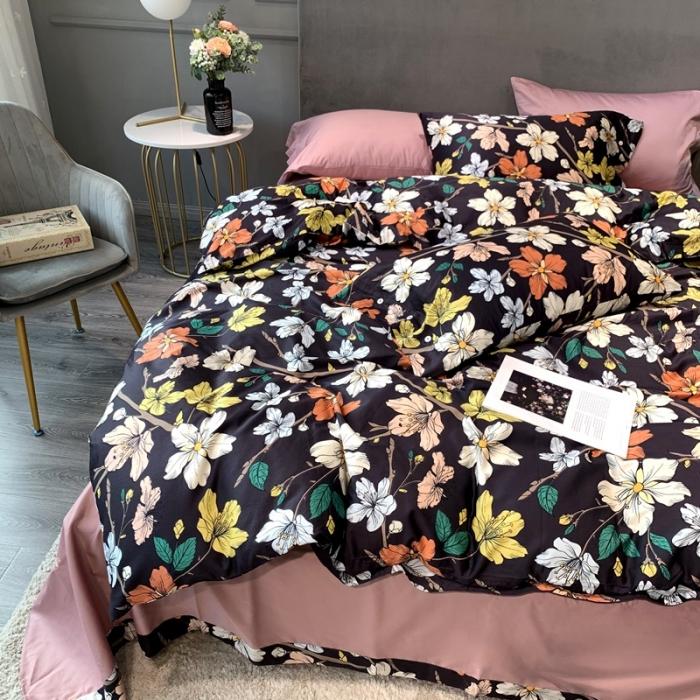 91家纺网 家纺一手货源 找家纺 优然居 2020年活性印花四件套 繁华忆梦