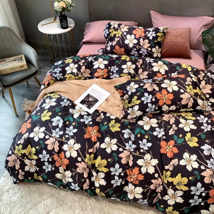 91家纺网 家纺一手货源 找家纺 优然居 2020年活性印花四件套 繁华忆梦