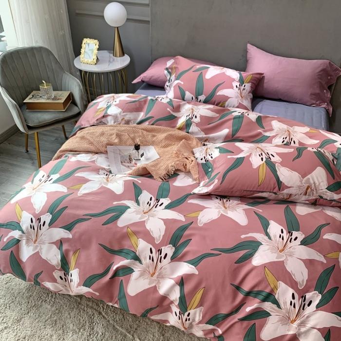 91家纺网 家纺一手货源 找家纺 优然居 2020年活性印花四件套 莱索伊