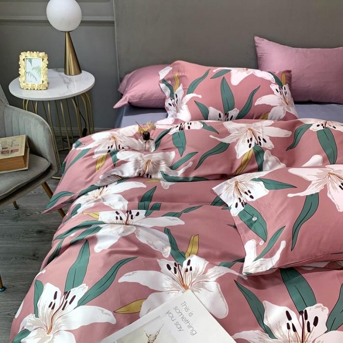 91家纺网 家纺一手货源 找家纺 优然居 2020年活性印花四件套 莱索伊