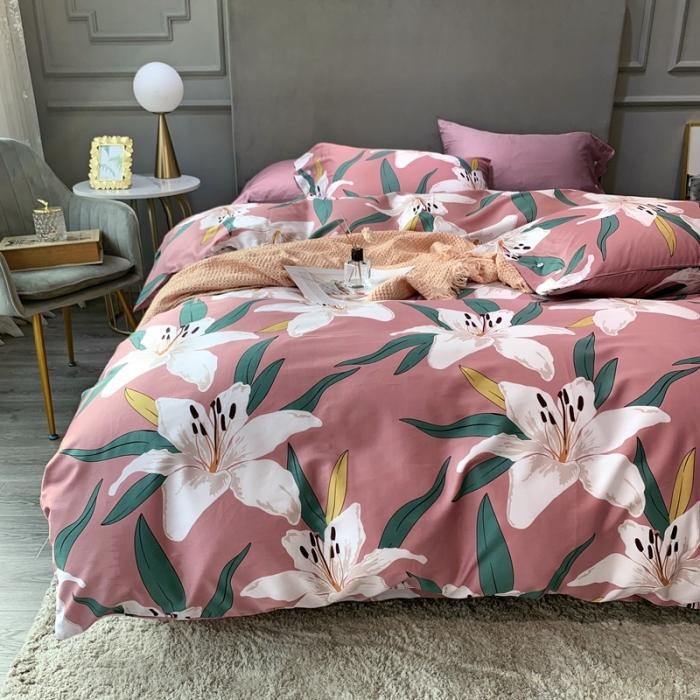 91家纺网 家纺一手货源 找家纺 优然居 2020年活性印花四件套 莱索伊