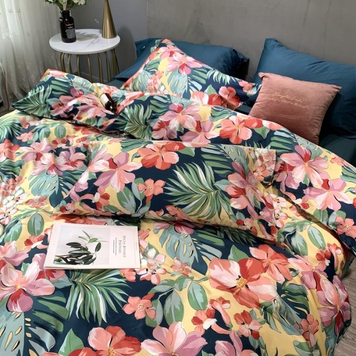 91家纺网 家纺一手货源 找家纺 优然居 2020年活性印花四件套 摩洛斯