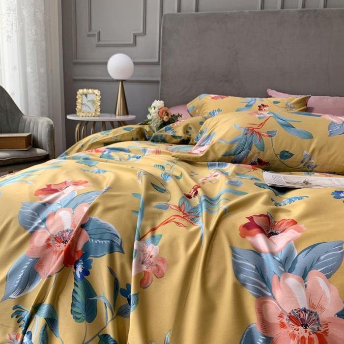 91家纺网 家纺一手货源 找家纺 优然居 2020年活性印花四件套 韦尔曼