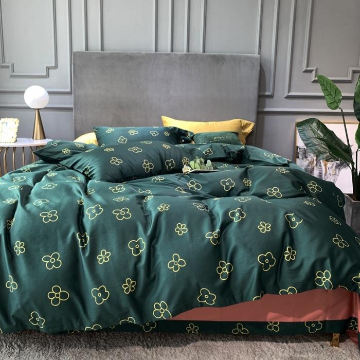 91家纺网 家纺一手货源 找家纺 优然居 2020年活性印花四件套 小雪花