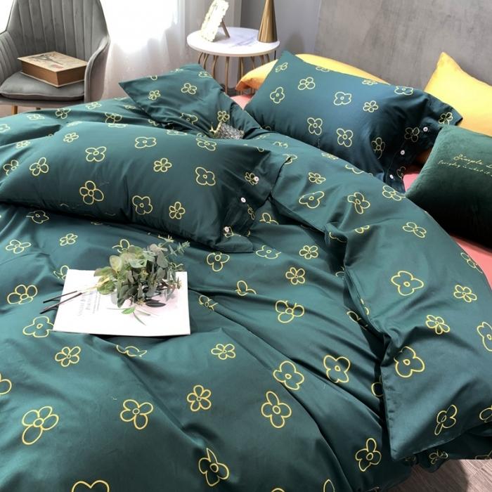 91家纺网 家纺一手货源 找家纺 优然居 2020年活性印花四件套 小雪花