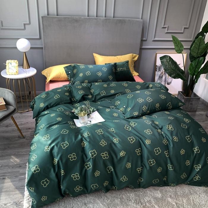 91家纺网 家纺一手货源 找家纺 优然居 2020年活性印花四件套 小雪花