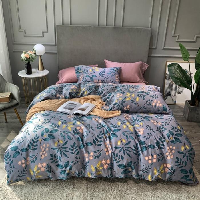 91家纺网 家纺一手货源 找家纺 优然居 2020年活性印花四件套 雅莹