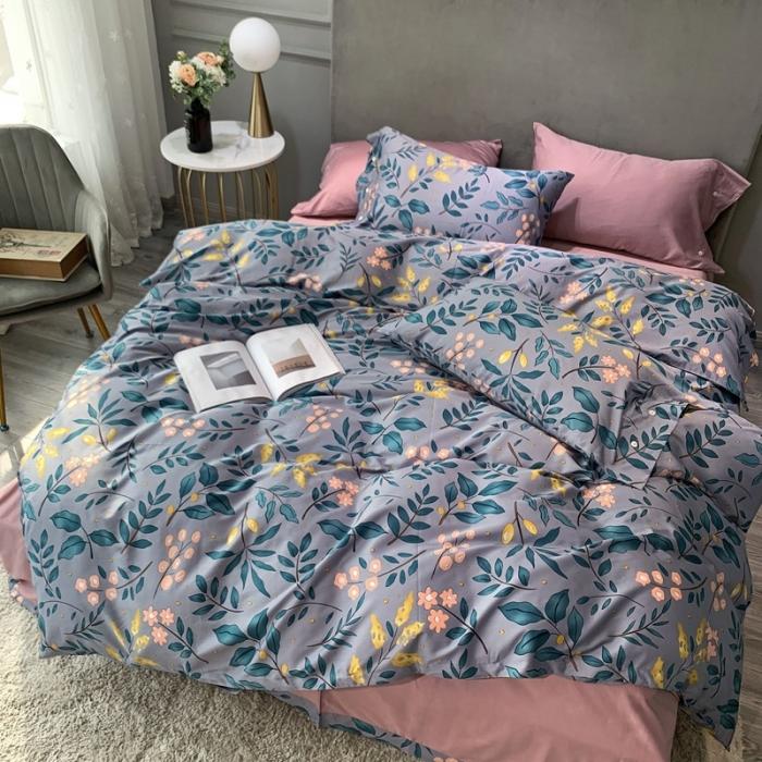 91家纺网 家纺一手货源 找家纺 优然居 2020年活性印花四件套 雅莹