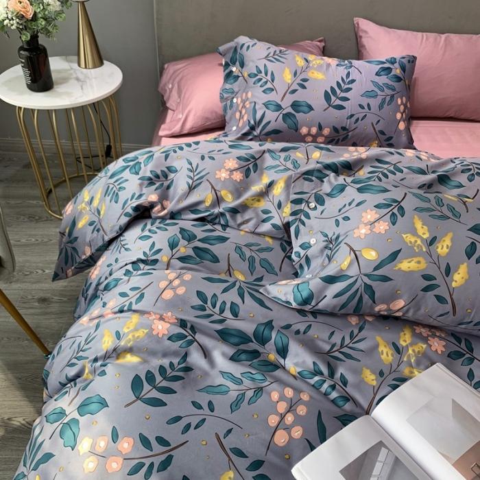 91家纺网 家纺一手货源 找家纺 优然居 2020年活性印花四件套 雅莹