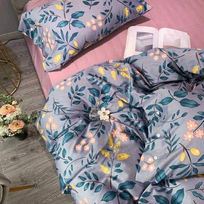 91家纺网 家纺一手货源 找家纺 优然居 2020年活性印花四件套 雅莹