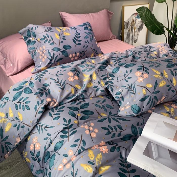 91家纺网 家纺一手货源 找家纺 优然居 2020年活性印花四件套 雅莹