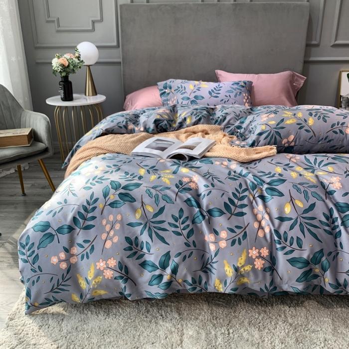 91家纺网 家纺一手货源 找家纺 优然居 2020年活性印花四件套 雅莹