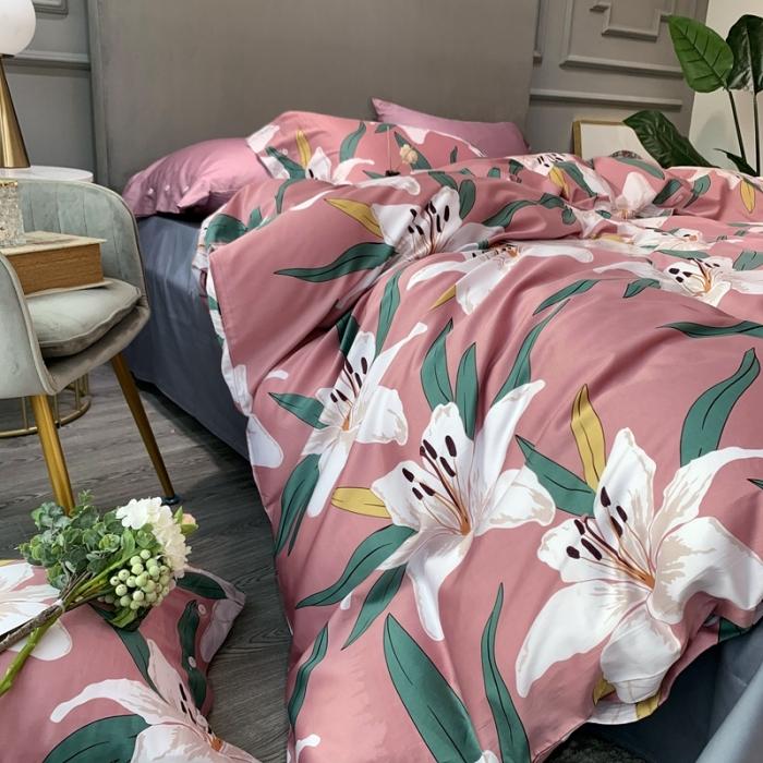 91家纺网 家纺一手货源 找家纺 优然居 2020年活性印花四件套 莱索伊