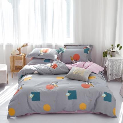 91家纺网 家纺一手货源 找家纺 （总）星期三家纺 2020新款全棉活性四件套（加老板微信有会员价）