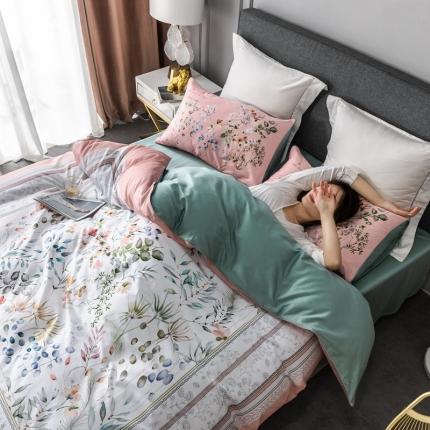 91家纺网 家纺一手货源 找家纺 (总)优然居 2020新款数码印花四件套